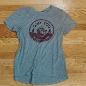 Gray Graphic Women's T-Shirt